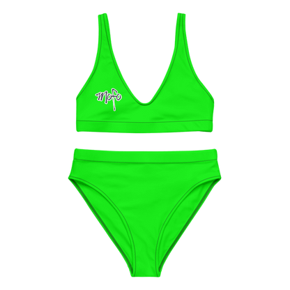 OG Mofo High-Waisted Bikini - Neon Green