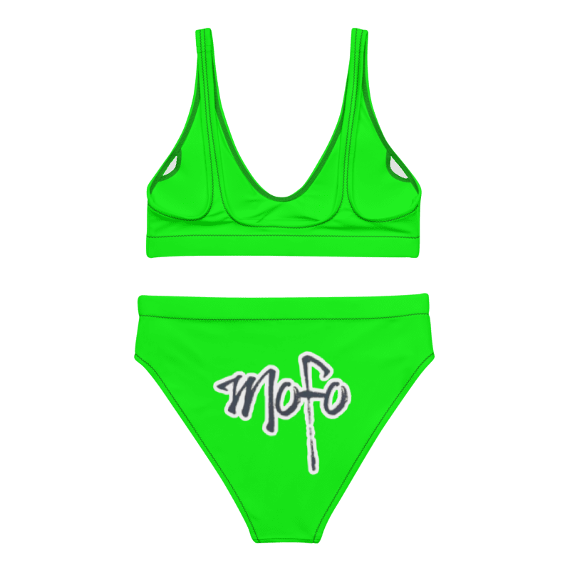 OG Mofo High-Waisted Bikini - Neon Green