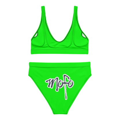 OG Mofo High-Waisted Bikini - Neon Green