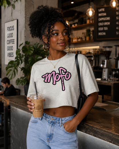 Mofo OG Crop Pink Logo