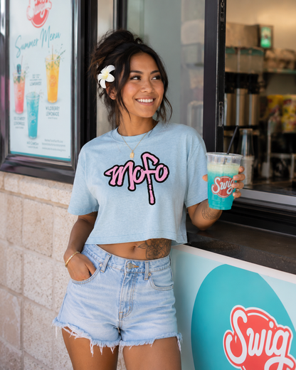 Mofo OG Crop Pink Logo