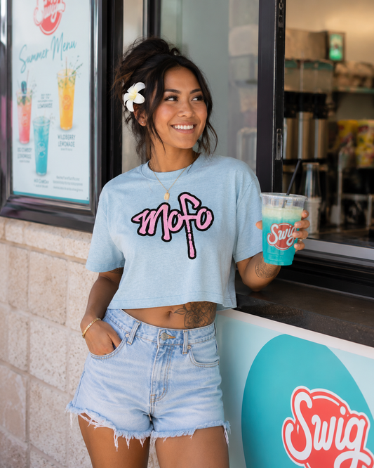 Mofo OG Crop Pink Logo
