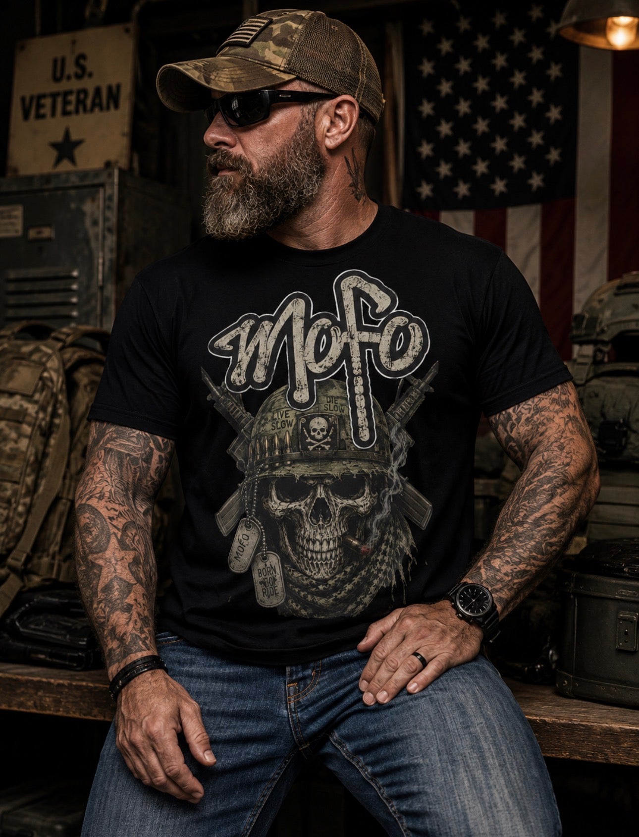 Mofo Military Skull