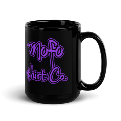 Mofo Purple & Black Glossy Mug