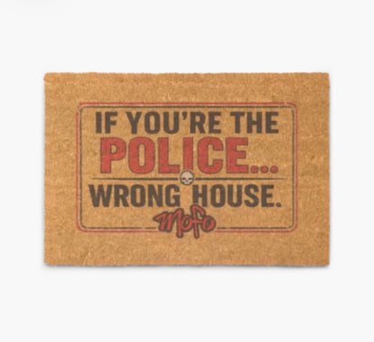 Mofo Police Coir doormat