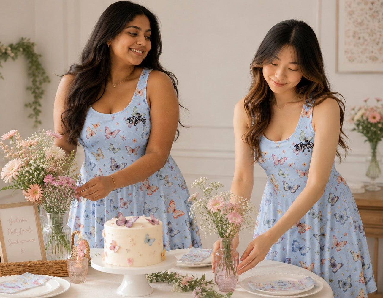 Mofo Butterfly Skater Dress