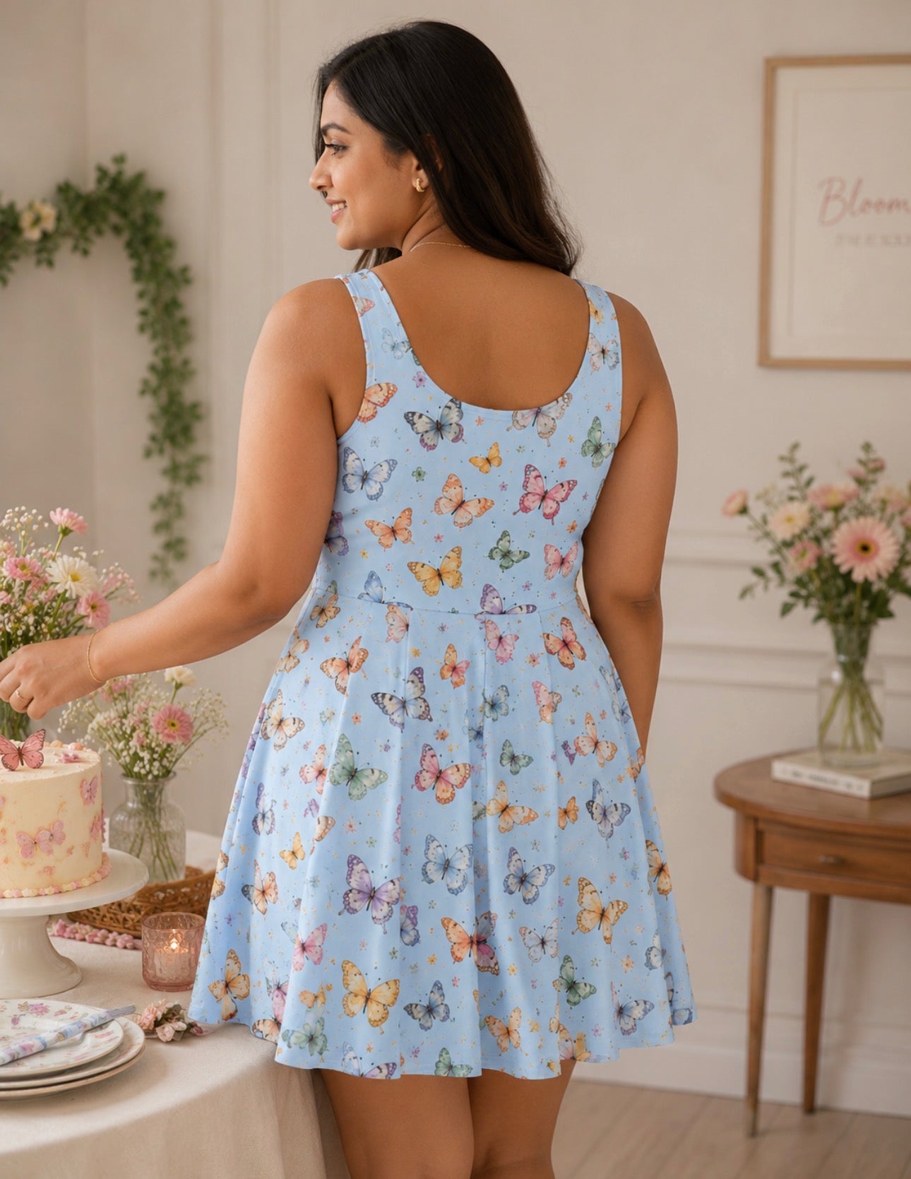 Mofo Butterfly Skater Dress