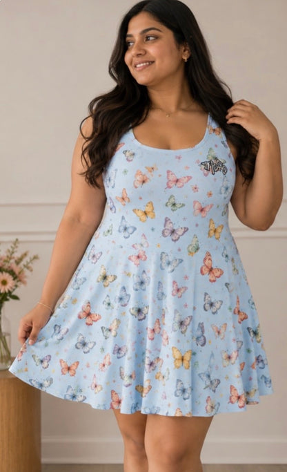 Mofo Butterfly Skater Dress